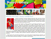 Tablet Screenshot of kolorystyka.pl